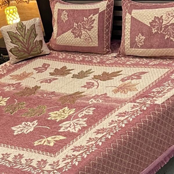 Velvet Jacquard Bedsheet Set