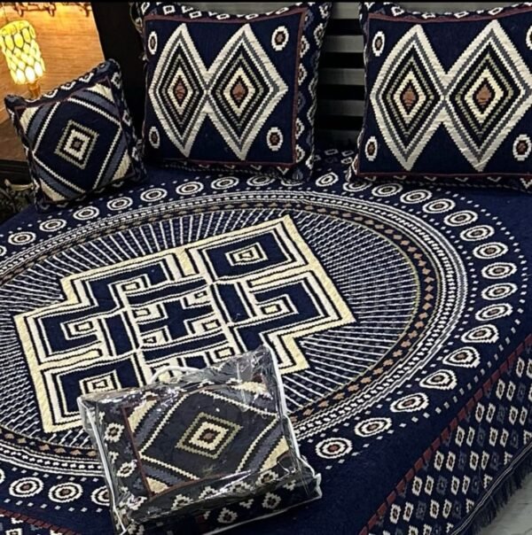 Velvet Jacquard Bedsheet Set