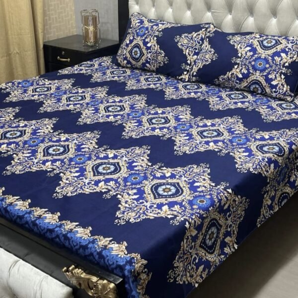Crystal Cotton Double Bedsheets
