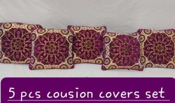 5pc Cusion Covers Set